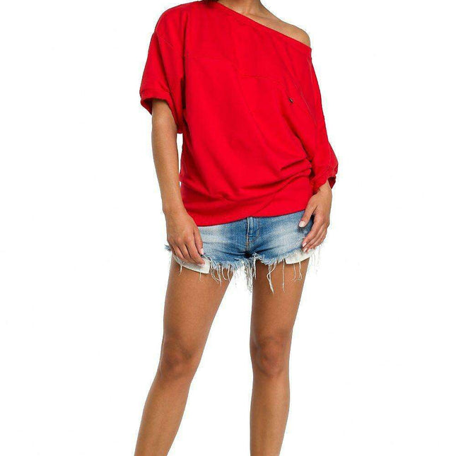 Chic Cozy Knit Oversized Sweatshirt