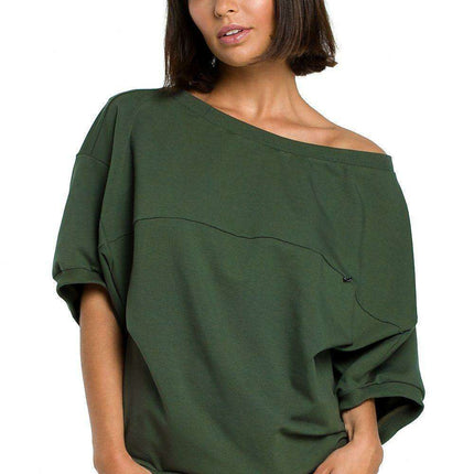 Chic Cozy Knit Oversized Sweatshirt - Très Elite