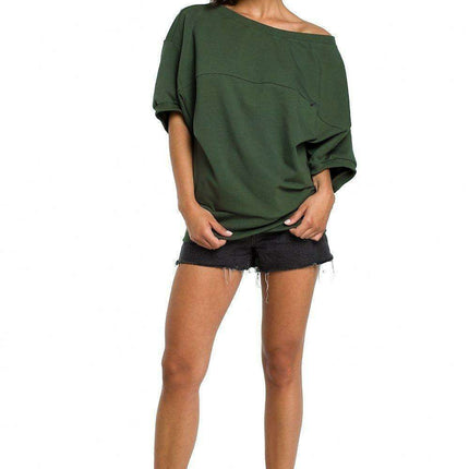 Chic Cozy Knit Oversized Sweatshirt - Très Elite