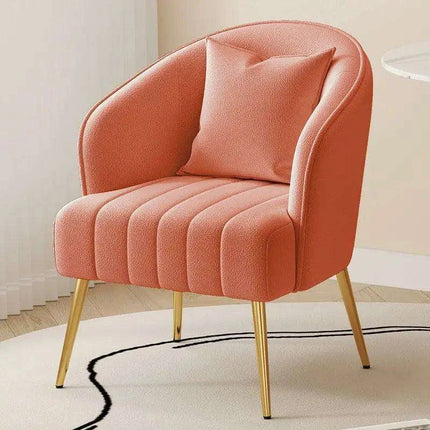 Chic Cream Velvet Lounge Armchair..