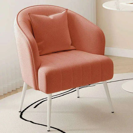 Chic Cream Velvet Lounge Armchair..