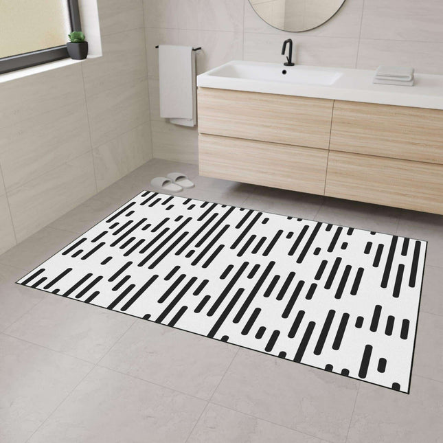 Chic Custom Monochrome Area Rug for Modern Elegance