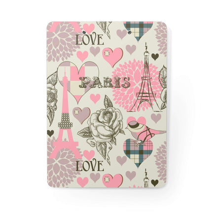 Chic Customizable Basketball Clipboard: A Touch of Parisian Artistry for Players and Coaches - Très Elite