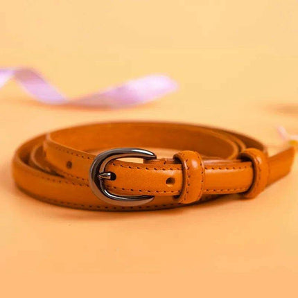 Chic Customizable Cowhide Women's Belt - Premium Quality and Style in 3 Gorgeous Colors - Très Elite