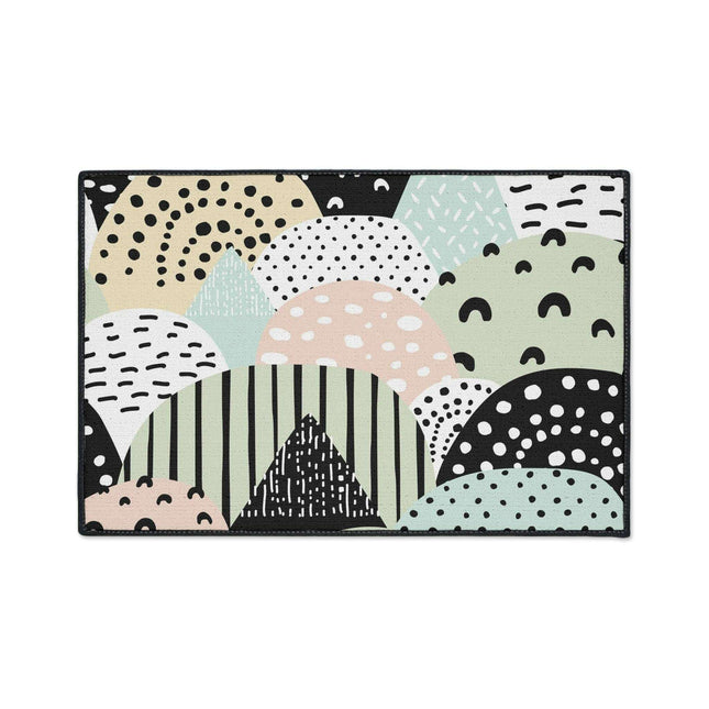 Chic Customizable Heavy Duty Polyester Floor Mat for Home Safety