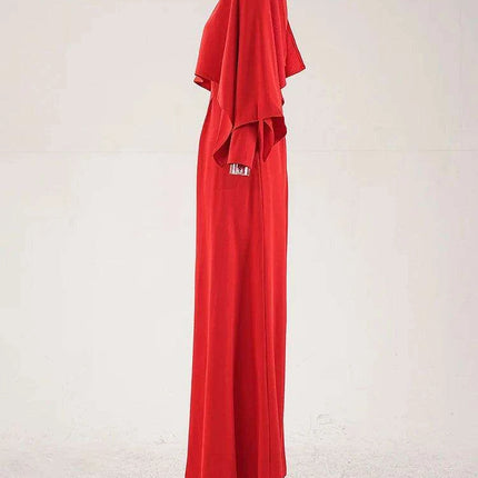 Chic Customizable High-Waist Wide-Leg Jumpsuit for Women - Stylish Evening Attire - Très Elite