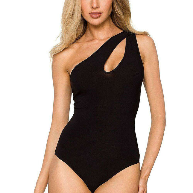 Chic Cutout Shoulder Shapewear Bodysuit