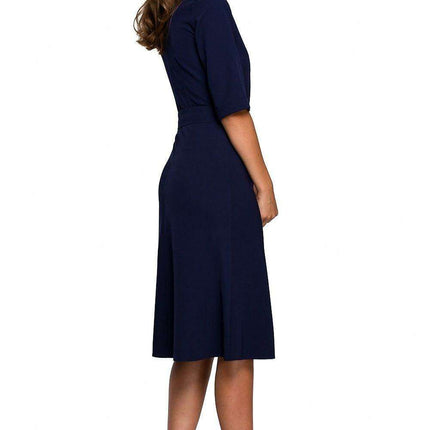Chic Daytime Elegance: Belted Dress by Stylove - Très Elite