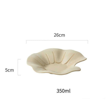 Chic Deep Ceramic Serving Bowl for Gourmet Meals and More - Très Elite