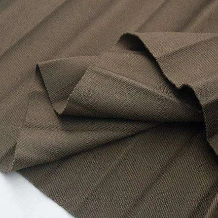 Chic Draped A-Line Skirt for Women - Essential Solid Color Styles for Spring/Summer 2023 - Très Elite