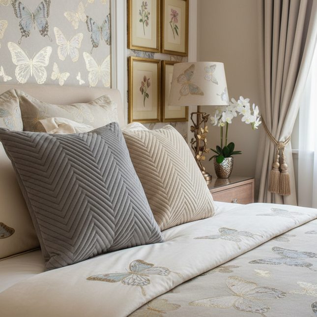 Chic Dual-Design Velvet Pillow Cover Set - Stylish Home Essential - Très Elite