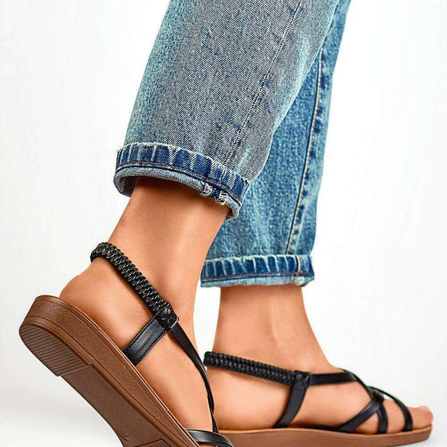 Chic Eco-Friendly Slip-On Summer Sandals - Très Elite