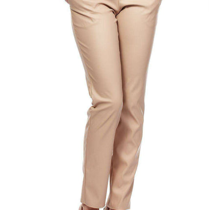 Chic Eco-Friendly Straight Leg Trousers with Practical Side Pockets - Model 35780 Moe for Women
