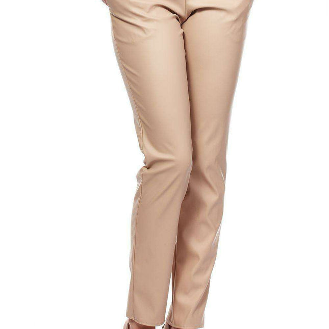 Chic Eco-Friendly Straight Leg Trousers with Practical Side Pockets - Model 35780 Moe for Women