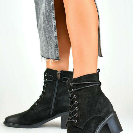 Chic Eco-Friendly Suede Ankle Heels - Très Elite