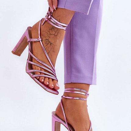 Chic Eco Leather Strappy Sandals - Model 179627 - Très Elite