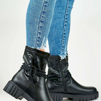 Chic Eco-Suede Ankle Booties for Cozy Comfort - Très Elite