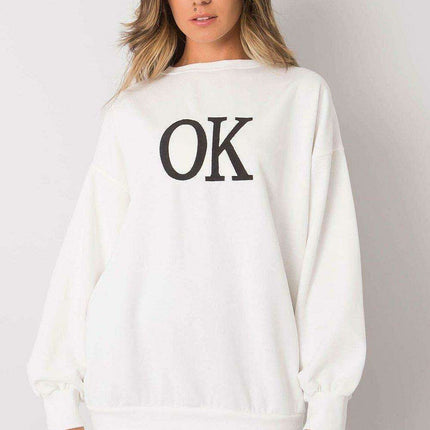 Chic Ecru Long Sleeve Sweater - Très Elite