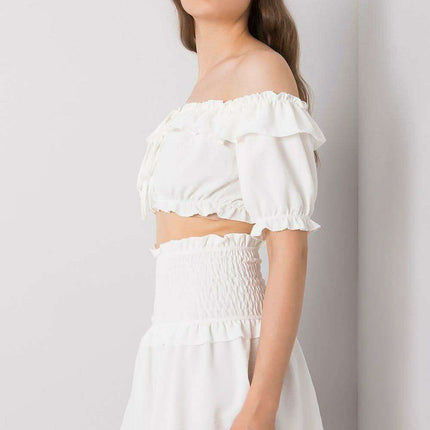 Chic Elastic Waist Summer Mini Skirt - Très Elite