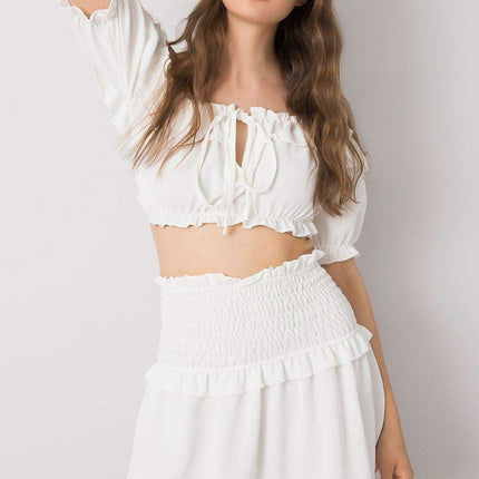 Chic Elastic Waist Summer Mini Skirt - Très Elite