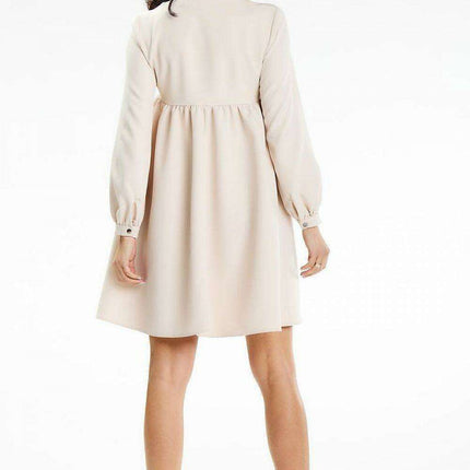 Chic Elegance: Stand-Up Collar Mini Dress for Any Occasion - Très Elite