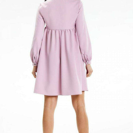 Chic Elegance: Stand-Up Collar Mini Dress for Any Occasion - Très Elite