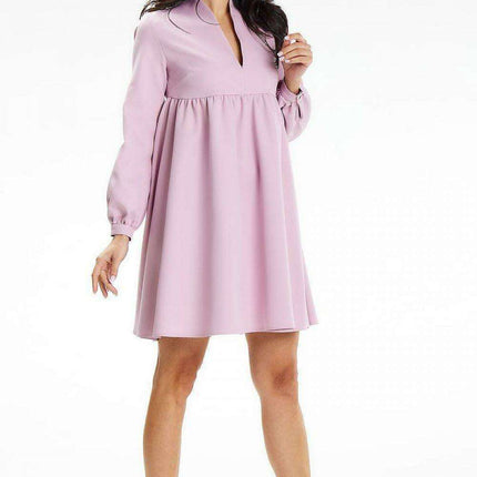 Chic Elegance: Stand-Up Collar Mini Dress for Any Occasion - Très Elite