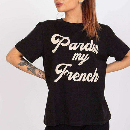 Chic Embellished Casual Tee - Très Elite