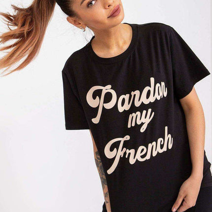 Chic Embellished Casual Tee - Très Elite