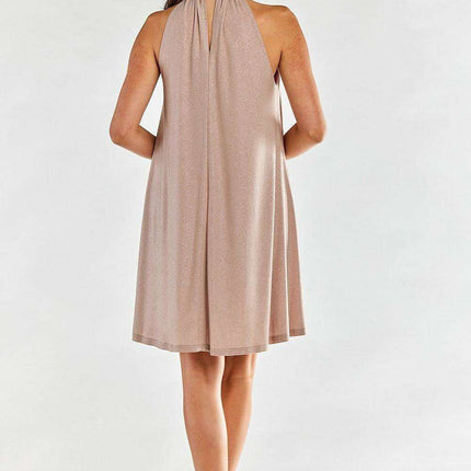 Chic Embellished Flutter Sleeve Evening Gown - Très Elite