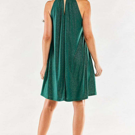 Chic Embellished Flutter Sleeve Evening Gown - Très Elite