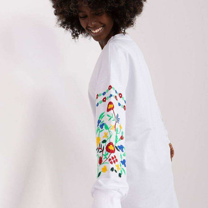 Chic Embroidered Sweat Dress for Everyday Elegance Comfort - Très Elite