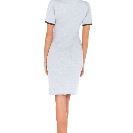 Chic Envelope Front Knit Dress - Très Elite