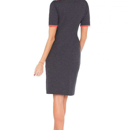 Chic Envelope Front Knit Dress - Très Elite