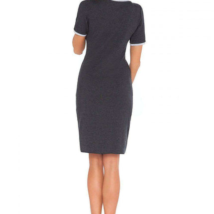 Chic Envelope Front Knit Dress - Très Elite