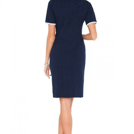 Chic Envelope Front Knit Dress - Très Elite