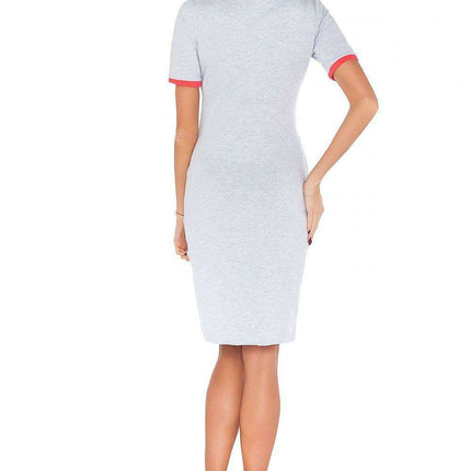 Chic Envelope Front Knit Dress - Très Elite