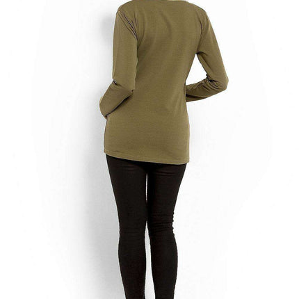 Chic Envelope Neck Cotton Top - Très Elite