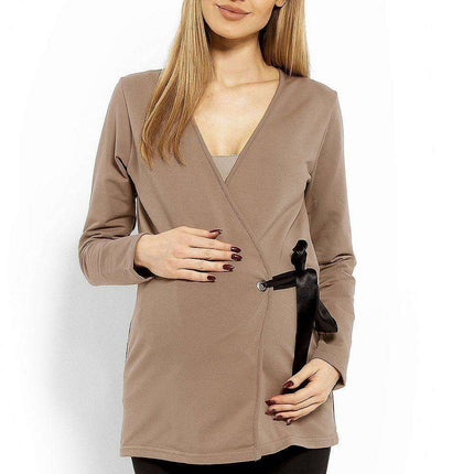 Chic Envelope Neck Cotton Top - Très Elite