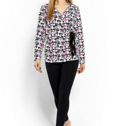 Chic Envelope Neck Cotton Top - Très Elite
