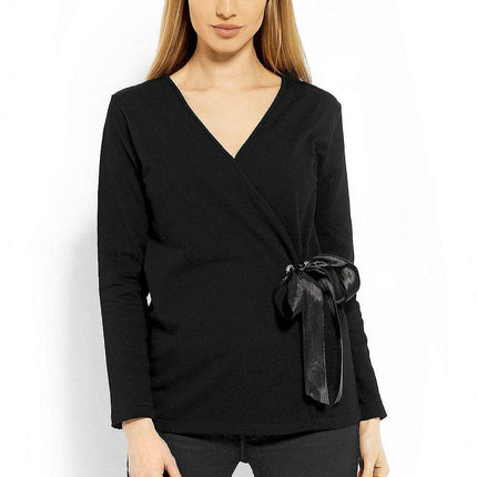 Chic Envelope Neck Cotton Top - Très Elite