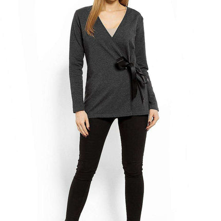 Chic Envelope Neck Cotton Top - Très Elite