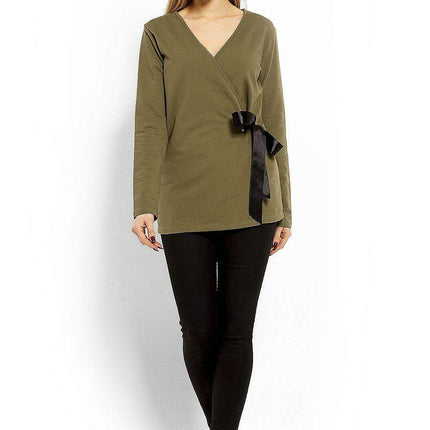 Chic Envelope Neck Cotton Top - Très Elite