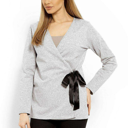 Chic Envelope Neck Cotton Top - Très Elite