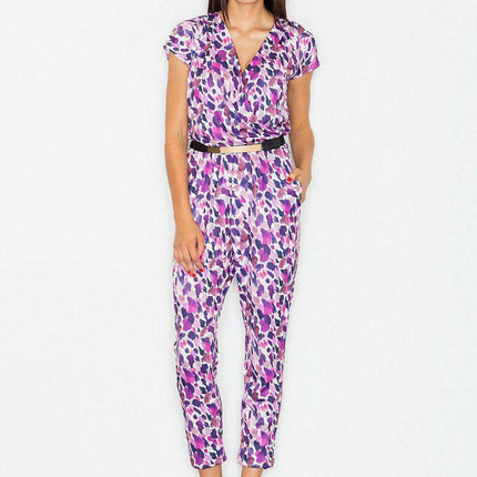 Chic Envelope Neck Jumpsuit with Functional Pockets - Très Elite