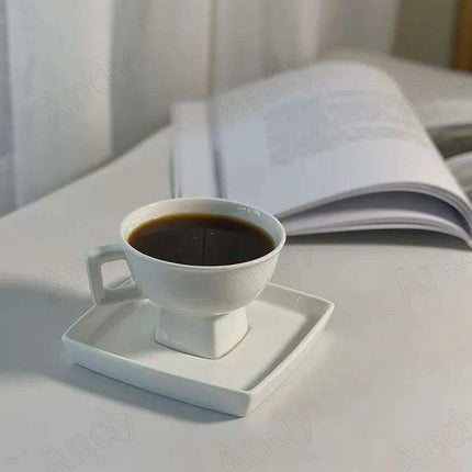 Chic European Ceramic Mug Set for Contemporary Home and Office Elegance - Très Elite