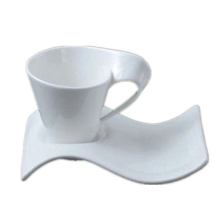 Chic European Espresso Mug Collection with Spoon and Holder for Home & Kitchen - Très Elite
