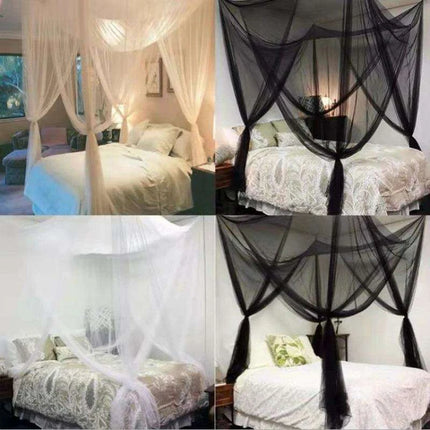 Chic European-Style Spacious Four-Door Mosquito Netting Set - Très Elite