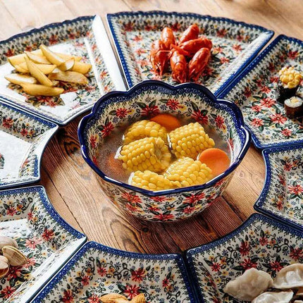 Chic Fan-Design Dining Set for Unforgettable Gatherings - Très Elite