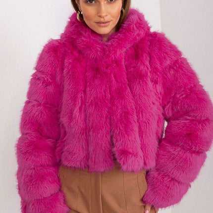 Chic Faux-Fur Women's Transition Coat